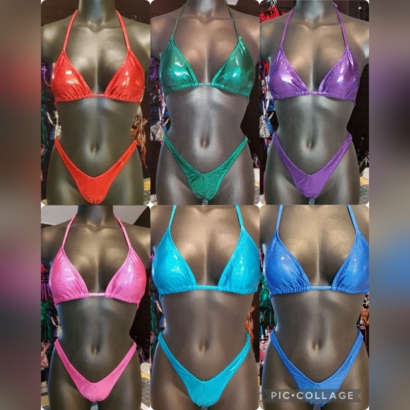 Figure/Bodybuilding/Physique Spandex suit-Green (competition, posing pract… - Picture 8 of 8